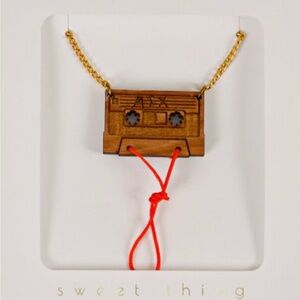 Meri Meri Cassette Necklace with Gold Chain